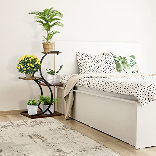 4 Tier Plant Stand Indoor for Multiple Plants, Iron Pot Holder F40050