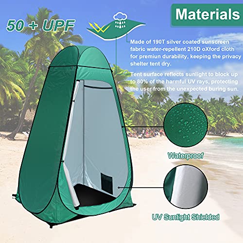 Pop-Up Privacy Tent for Camping Outdoor Portable Toilet Bathroom Changing Room A21059