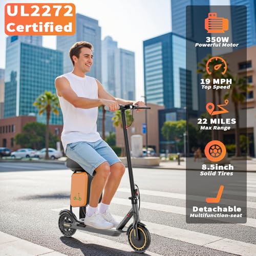 Foldable Electric Scooter for Adults, 22 MPH, 22 Miles Range A144