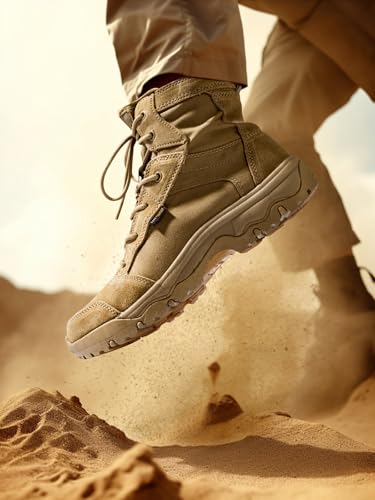 Men's Tactical Hiking Boots Lightweight Comfortable 6 Inches W3780