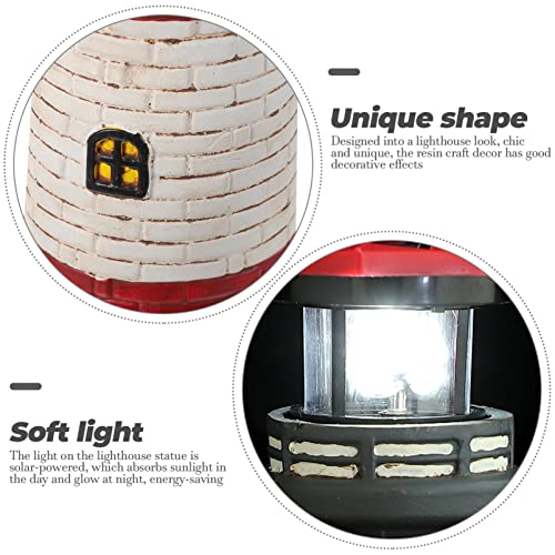 Solar Rotating Lighthouse Outdoor Garden Decor Lantern R852