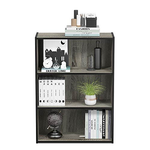 3-Tier Open Shelf Bookcase, Americano E787305