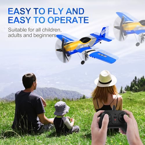 RC Airplane 3-Channel 2.4GHz with Gyroscope, 2 Batteries N311049