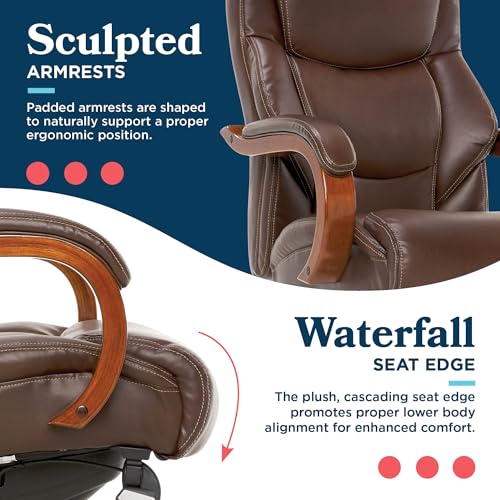 Executive Office Chair with Lumbar Support and Memory Foam Cushion T501837
