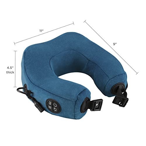 Travel Neck Pillow with Vibration, Heat & Shiatsu Massage A394583