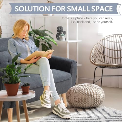Linen Loveseat Sofa with 2 Pillows, Dark Grey N297821