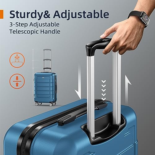 Expandable Luggage Set with TSA Lock A418040
