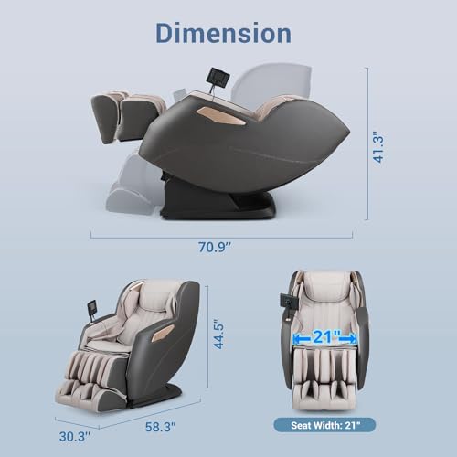 Full Body Massage Chair with Heat, Zero Gravity Recliner M980971