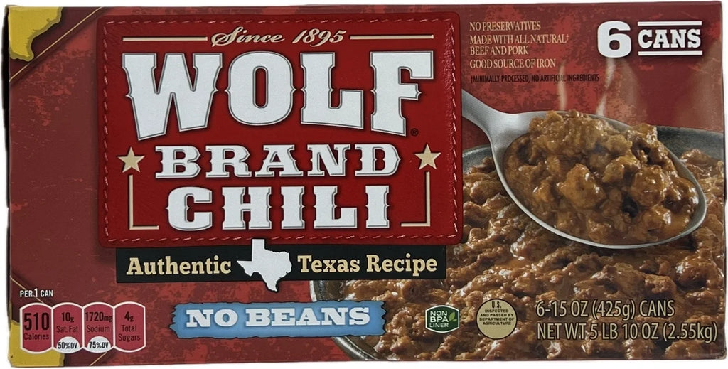 Chili, 15 Ounce Cans (Pack of 6) Z51779