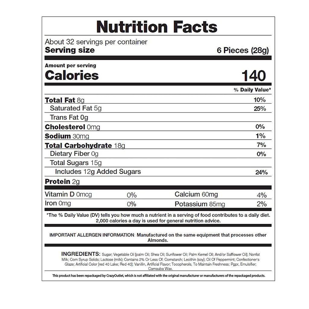 Peppermint Candy Bites, Bulk 2 Lbs I763234