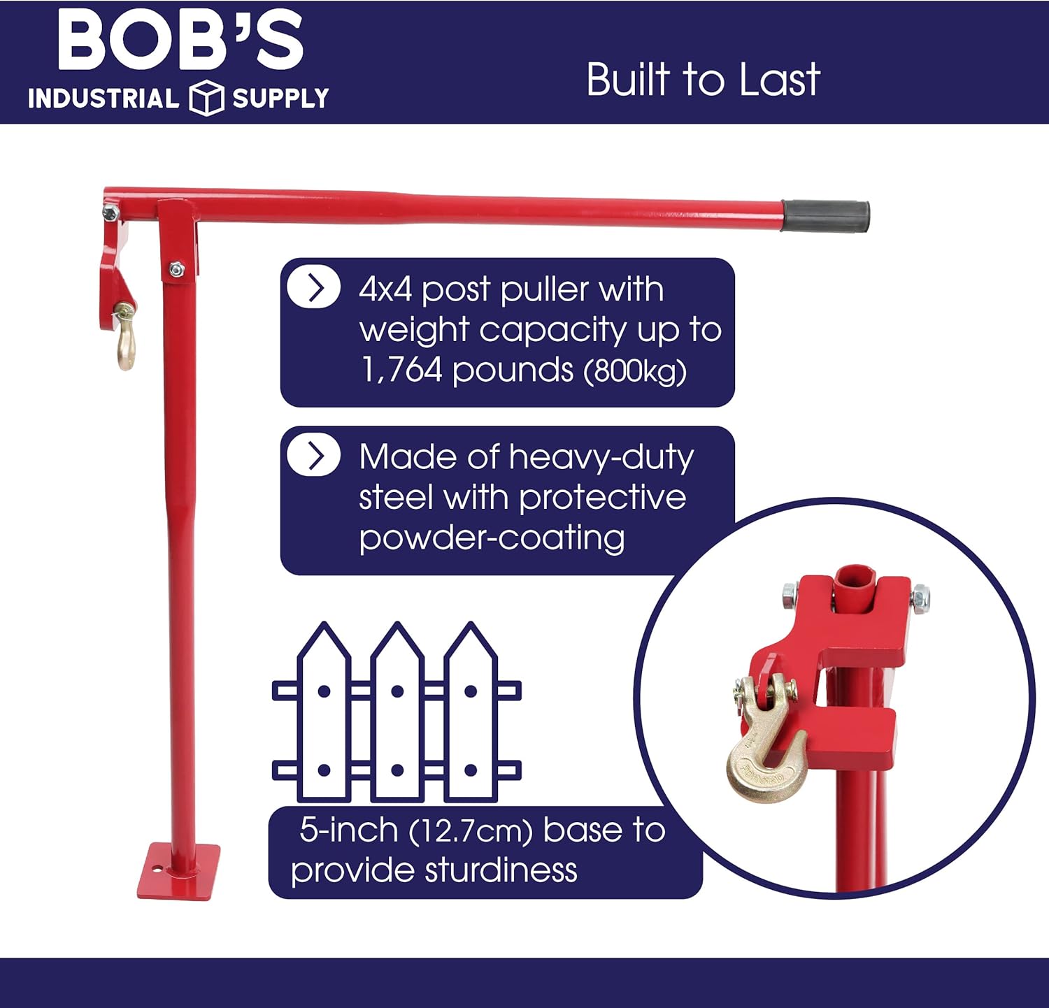 T Post Puller Fence Post Puller 36in Wood Fence Post Remover J610