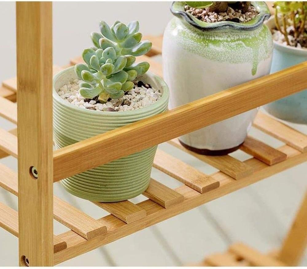 Wooden 3-Tier Folding Plant Stand, 100cm M54292