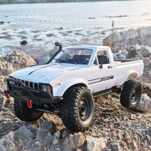 RC Crawler 4x4 Offroad Truck with LED Light, 2.4GHz 1/16 Scale RTR H492425