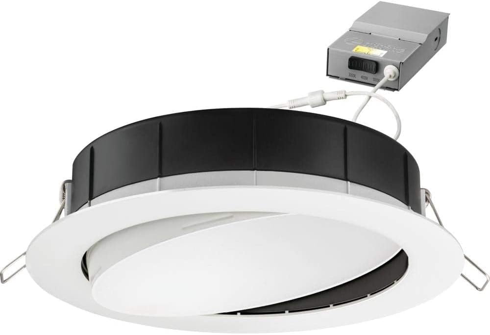 Recessed Wafer Downlight, Ultra Thin Round Trim, Switchable Color Temperature I94489