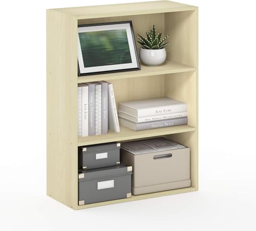 3-Tier Open Shelf Bookcase, Americano E787305