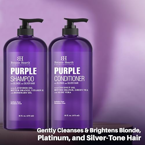 Tea Tree Shampoo and Conditioner Set for Itchy Dry Scalp, Sulfate Free W1398
