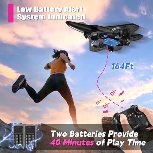 Foam Remote Control Airplane Fighter Jet with Lights for Kids Adults H4069