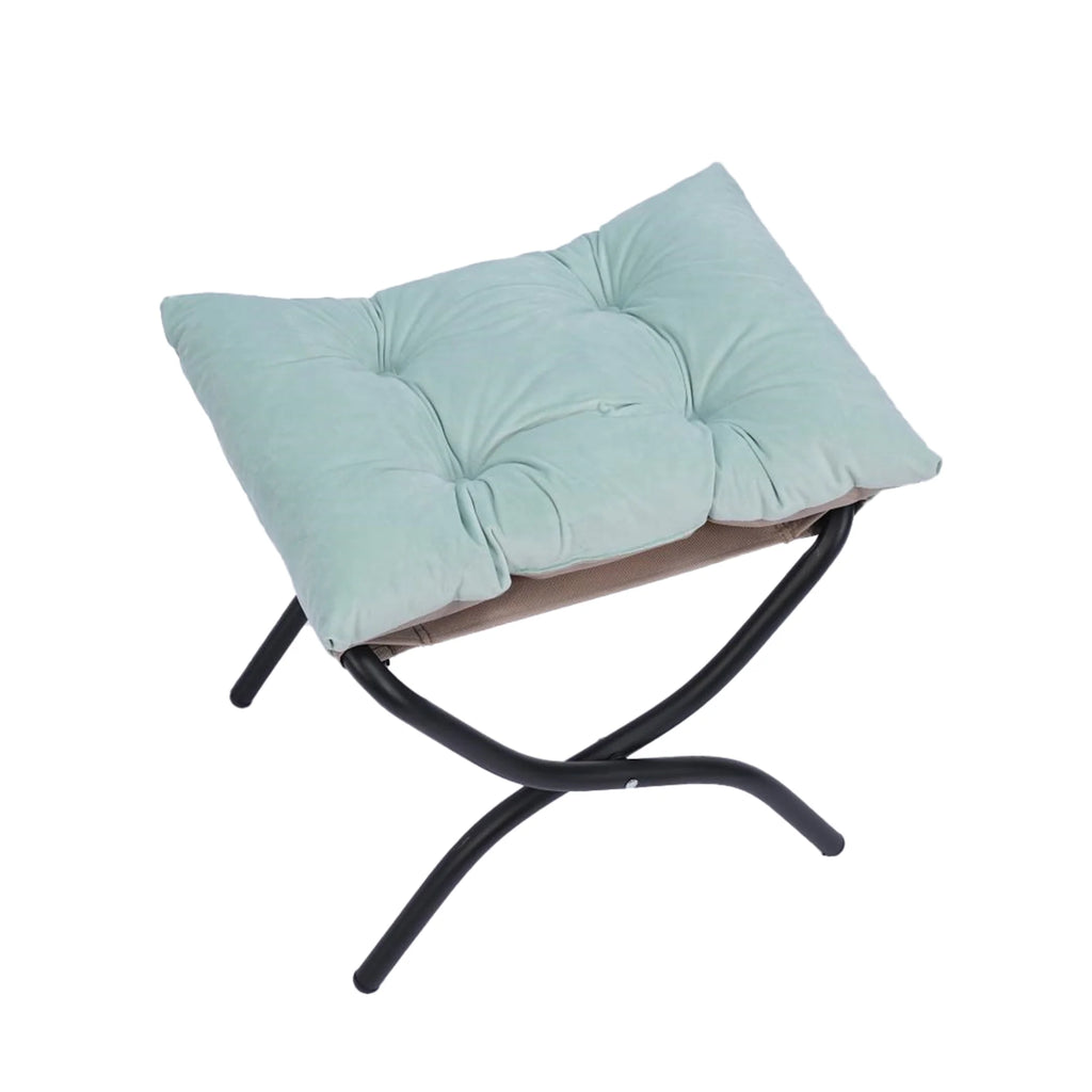Reading Chair with Ottoman, Fabric Accent Chair for Living Room, Green A565012