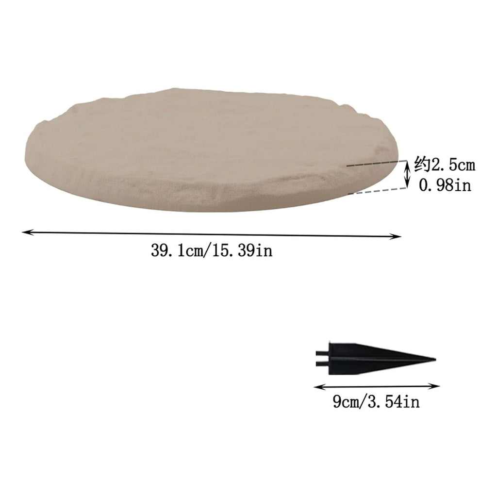 Garden Stepping Stones with Ground Stakes for Walkway Patio Yard N6814