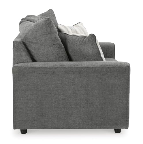 Casual Loveseat with Flared Arms, Gray E735987