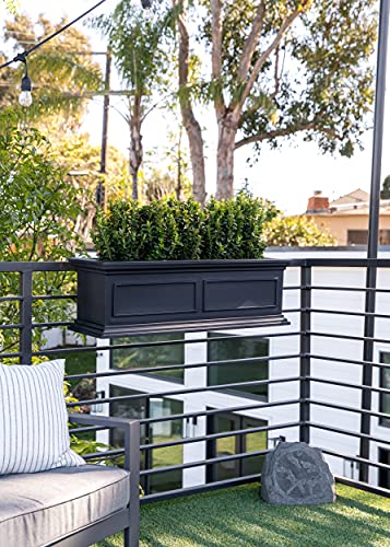 Plastic Railing Planter for Outdoor Deck or Balcony Z605138