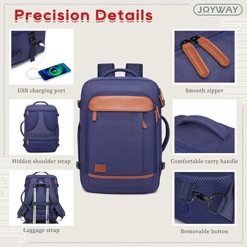 Expandable Carry-On Luggage Set, Lightweight Hard Shell 20 Inch with Spinner Wheels M12570