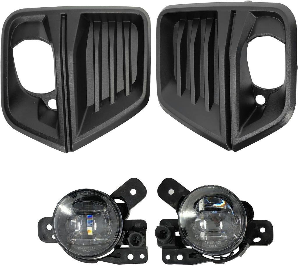 Front Fog Light Assembly for Chevy Colorado 2023 2024 with Bezel and Harness S639
