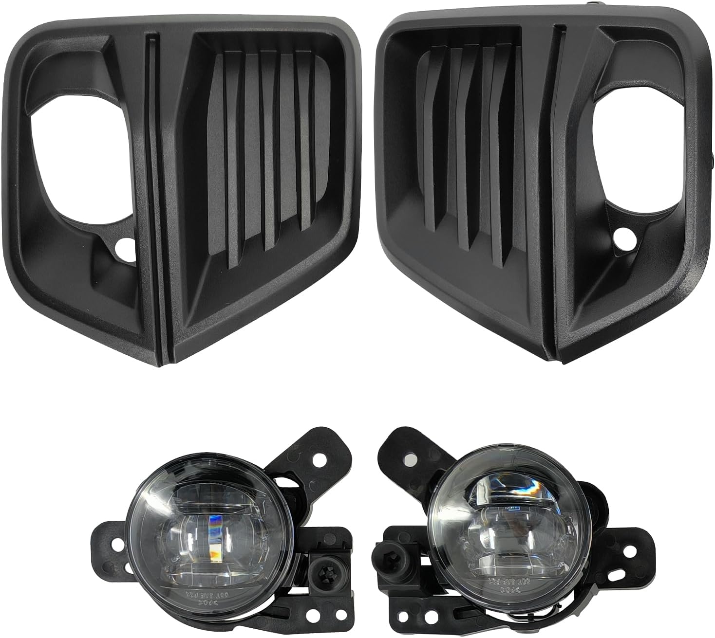 Front Fog Light Assembly for Chevy Colorado 2023 2024 with Bezel and Harness S639