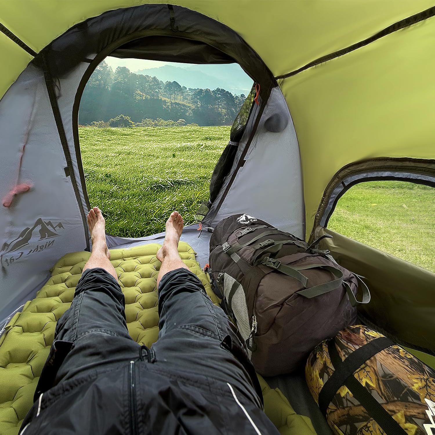 Pop-up Camping Tent for 1 Person Waterproof Instant Setup U80346