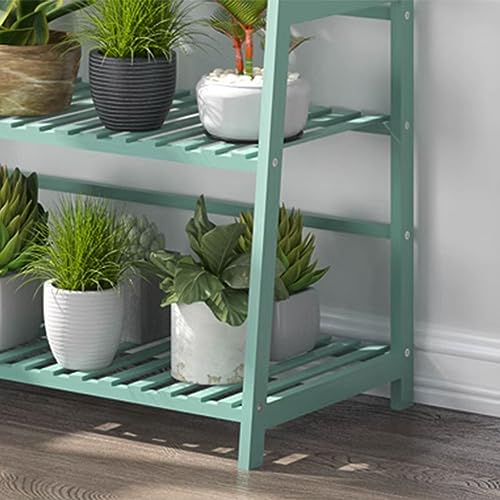 Wood Plant Stand Ladder Flower Pot Display Rack E67085