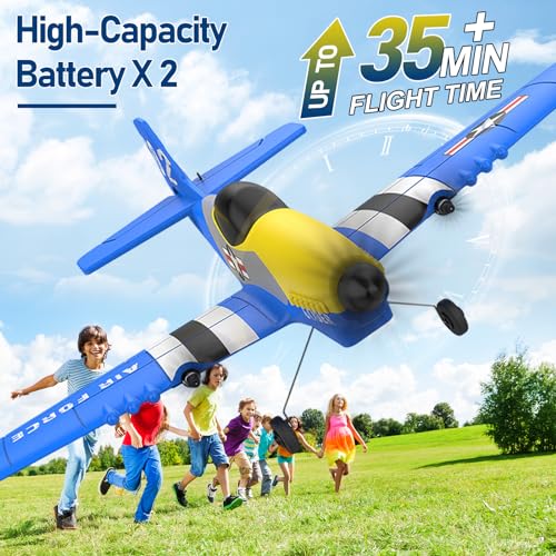 RC Plane 3 Channel 2.4GHz with 2 Batteries 6-axis Gyro Stabilizer V875