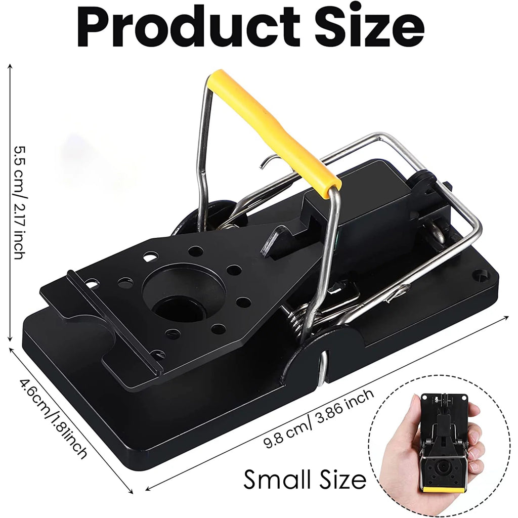 Small Snap Traps for Mice, 3.86" x 1.81", Pack of 12 G5662
