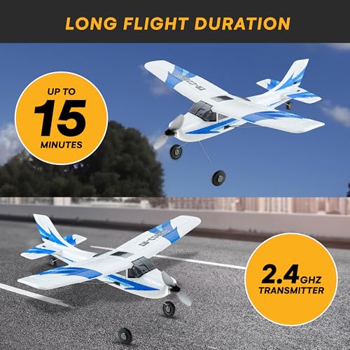 RC Plane Remote Control Airplane for Adults Kids 4 Channel Stunt Flying 20 Inch Wing Span S504403
