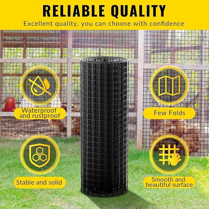 Hardware Cloth 1/2 inch 48 x 100 ft Galvanized Chicken Wire Fencing O289
