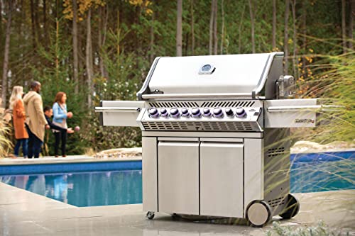 Propane Gas Grill, 500 sq. in. Stainless Steel with Infrared Burners Z95496