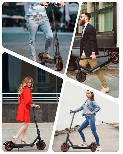 Electric Scooter for Adults, 500W Motor, Folding with Dual Suspension D383