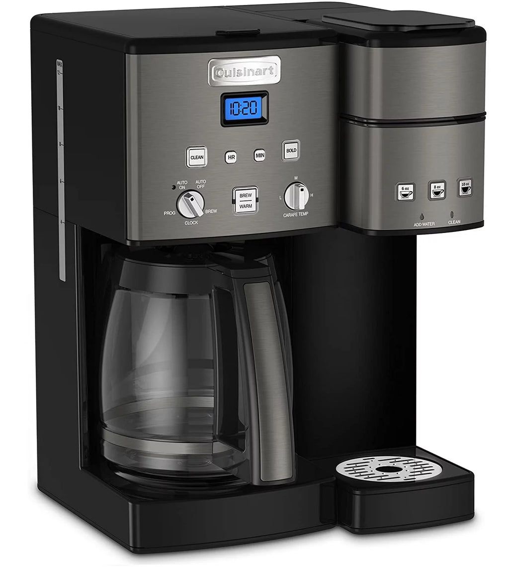 12 Cup Coffee Maker and Single-Serve Brewer - Black X6883
