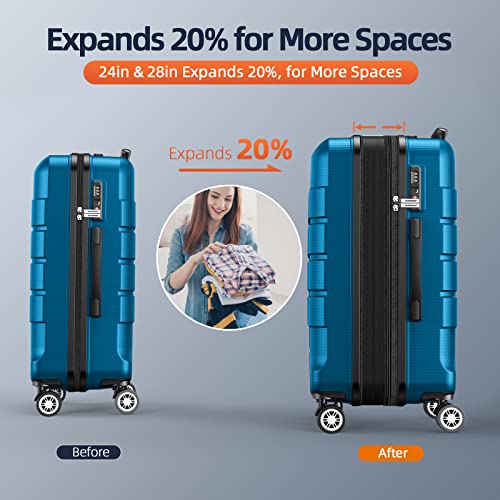 Expandable Luggage Set with TSA Lock A418040