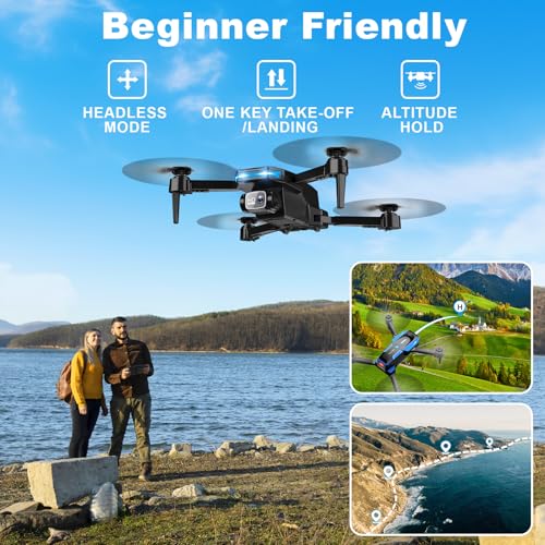 Foldable 1080P Camera Drone for Kids and Beginners T79651