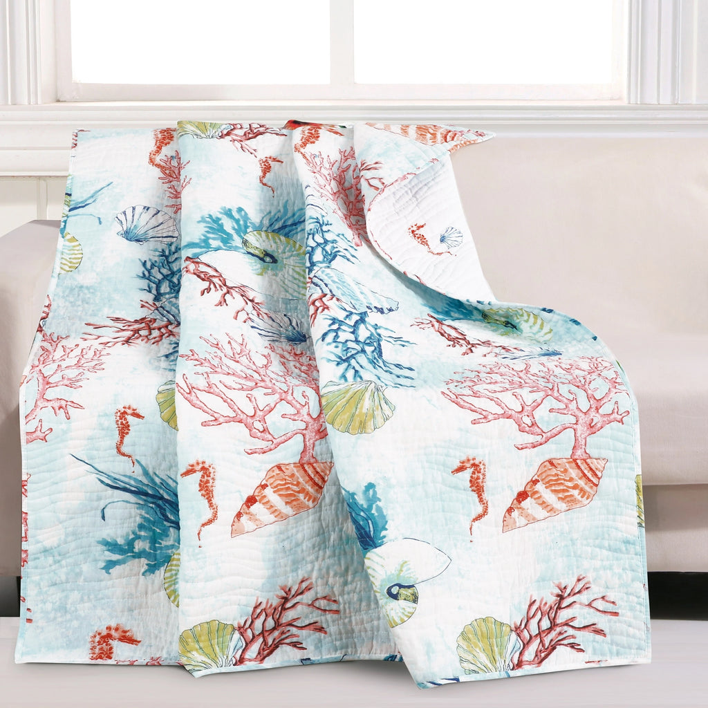 Coastal Quilted Throw P48255