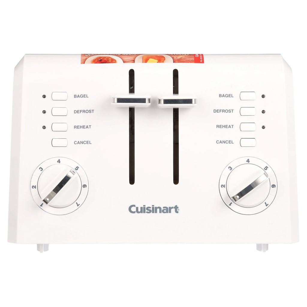 4 Slice Compact Plastic Toaster A14896