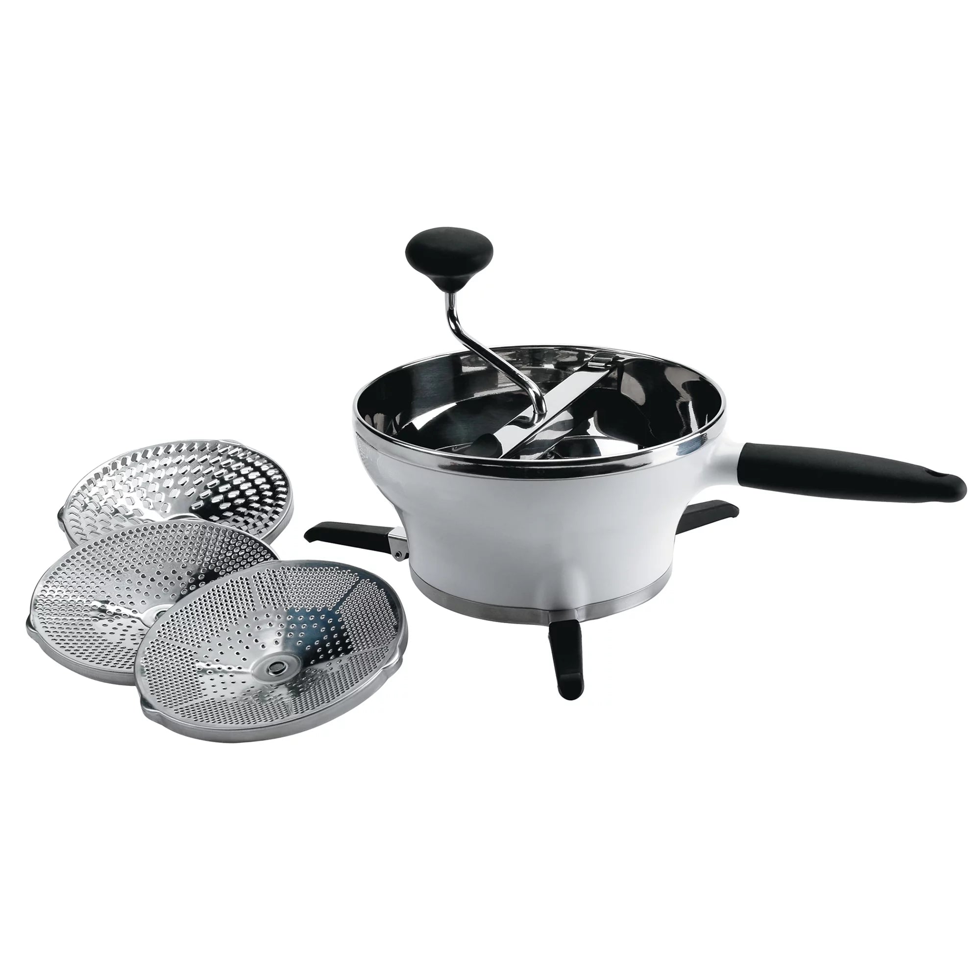 OXO Good Grips Stainless Steel Manual Food Mill for Purees and Sauces, 2.3 Quart