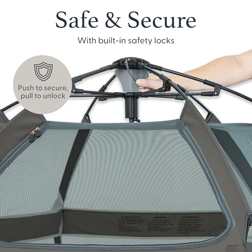 Pop Up Baby Playpen with Canopy and Mosquito Net I14880