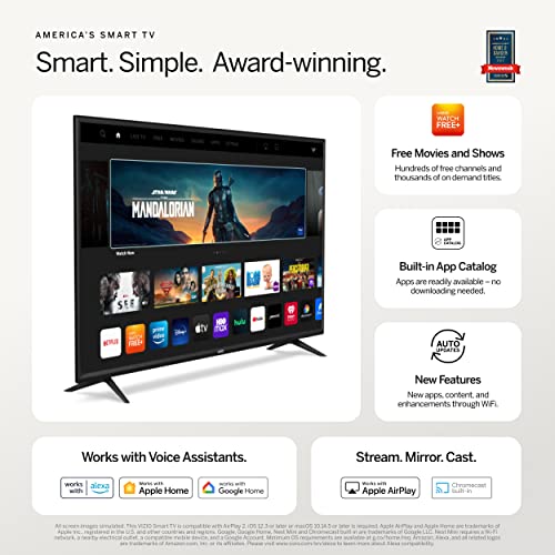 50-Inch 4K UHD LED Smart TV with Voice Remote, Dolby Vision, HDR10+ M849380