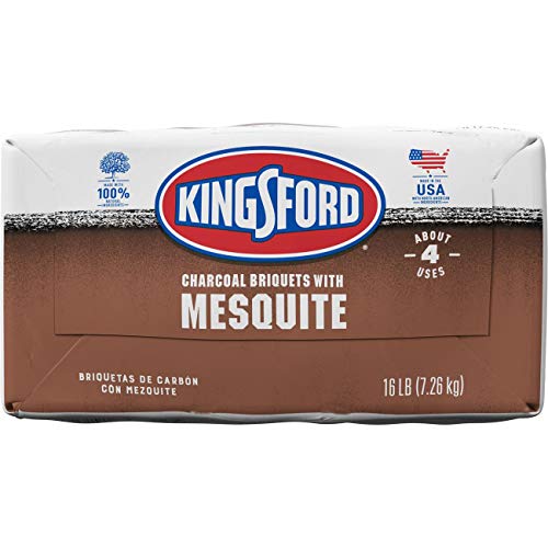 Charcoal Briquettes with Mesquite for Grilling, 16 Pounds L774