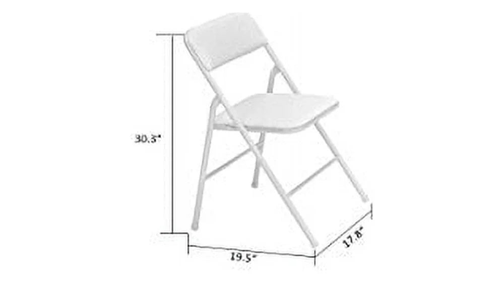 5-Piece Folding Table and Chair Set, Tan H645