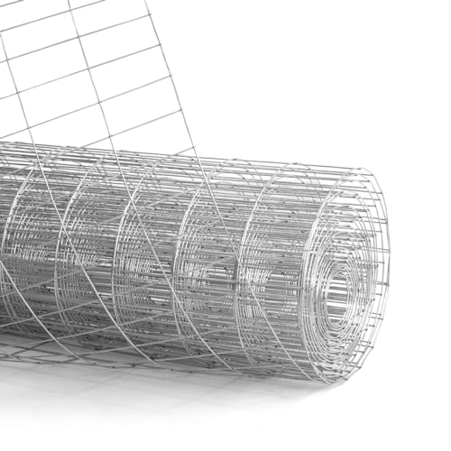 Fencer Wire 12.5 Gauge Galvanized Welded Wire 2 Inch by 4 Inch Mesh