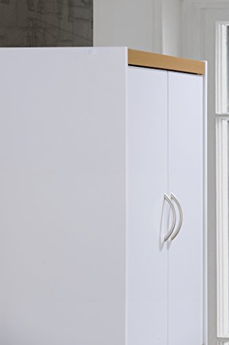 4 Door Kitchen Pantry with Four Shelves E56107