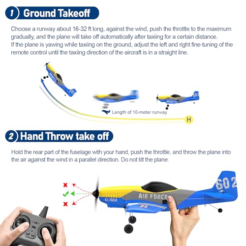 RC Plane 3 Channel 2.4GHz with 2 Batteries 6-axis Gyro Stabilizer V875
