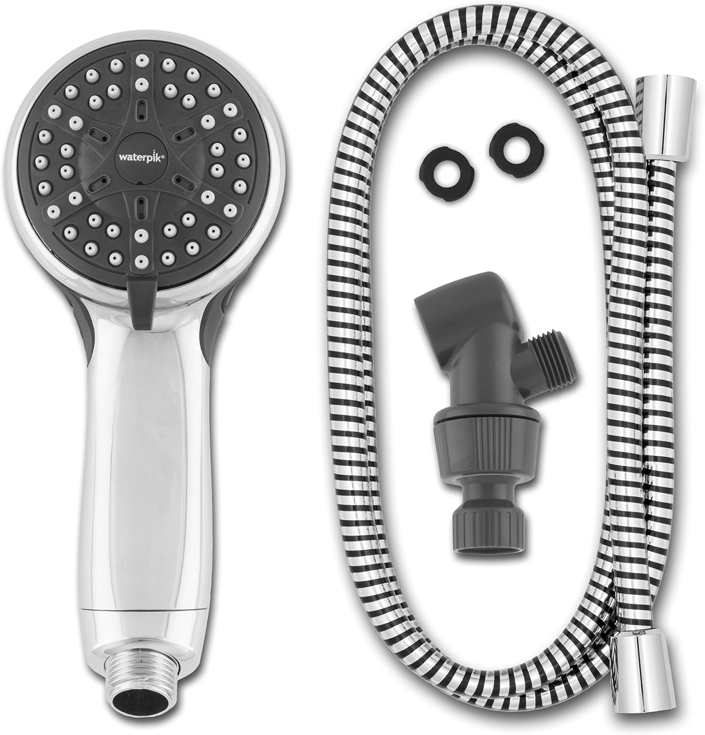 Handheld Shower Head Low Flow Water Saving 1.6 GPM, 4 Spray Modes, Chrome Finish C3700